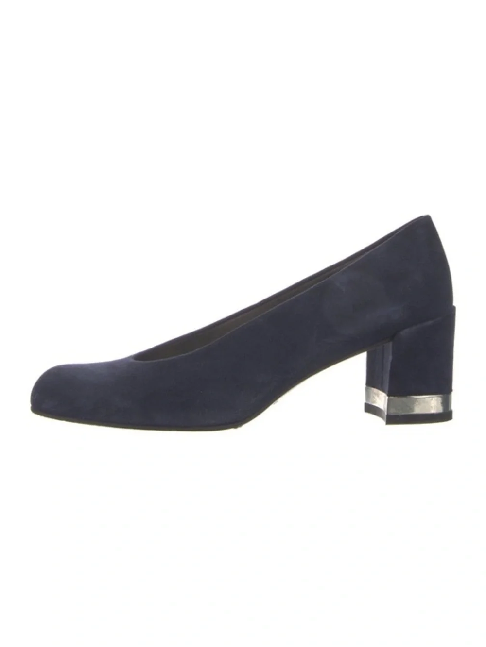 Stuart Weitzman Navy Suede Pump